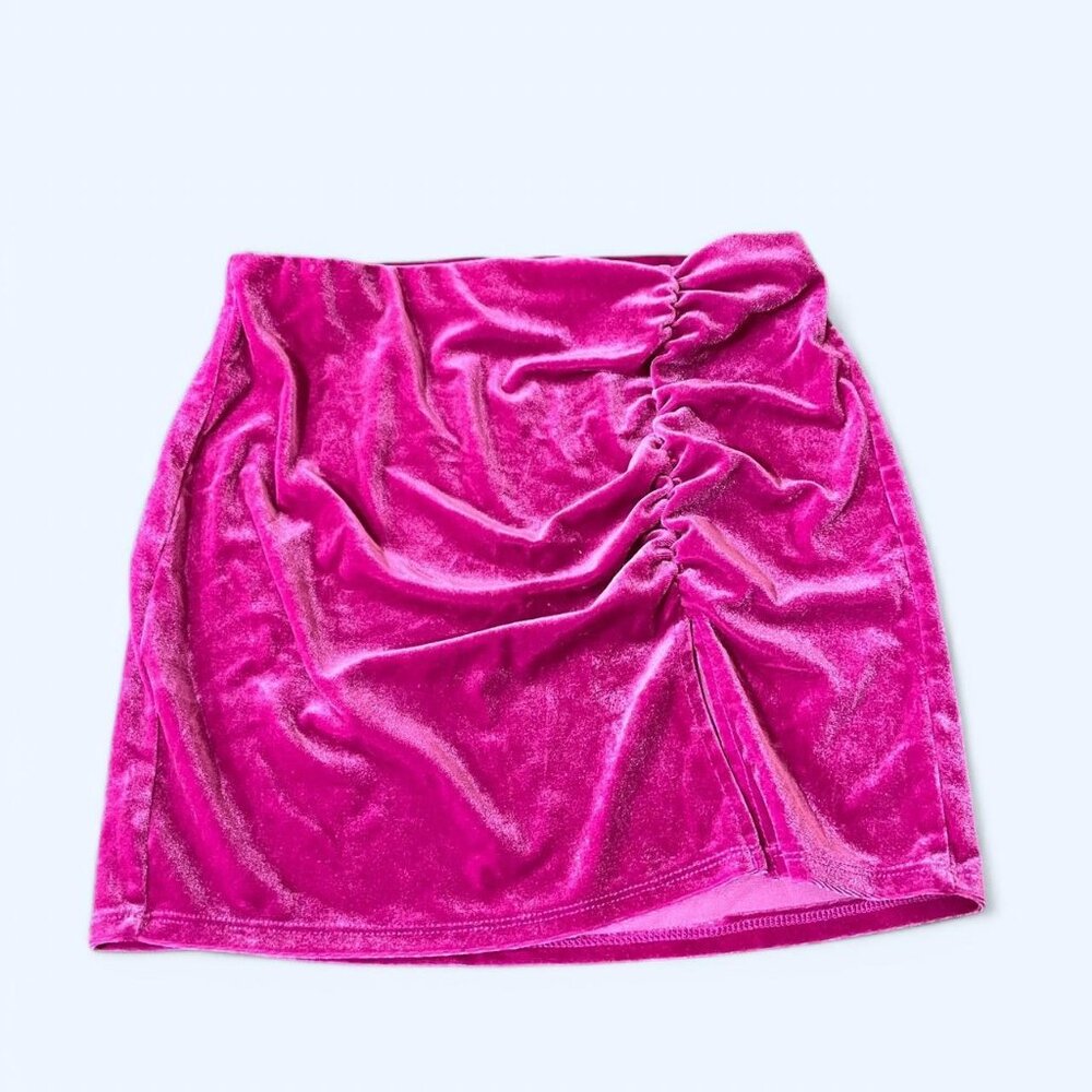 Bozzolo velvet mini skirt size medium